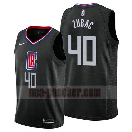 Maillot Los Angeles Clippers Homme Ivica Zubac 40 2018-19 Noir