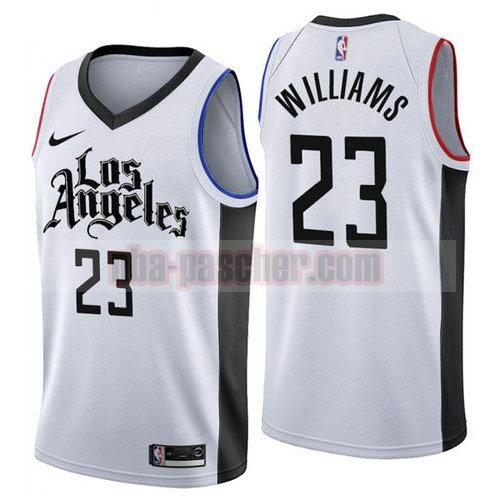 Maillot Los Angeles Clippers Homme Lou Williams 23 Ville 2019 blanc
