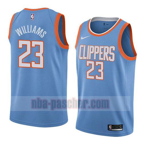 Maillot Los Angeles Clippers Homme Lou Williams 23 nike Bleu