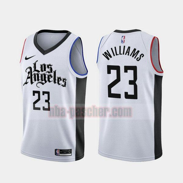 Maillot Los Angeles Clippers Homme Lou Williams 23 Édition City 2019-20 blanc
