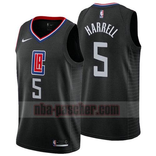 Maillot Los Angeles Clippers Homme Montrezl Harrell 5 2018-2019 Noir
