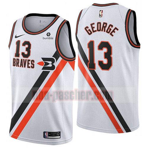 Maillot Los Angeles Clippers Homme Paul George 13 2019-20 White