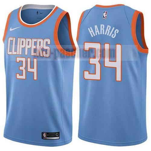 Maillot Los Angeles Clippers Homme Tobias Harris 34 nike Bleu