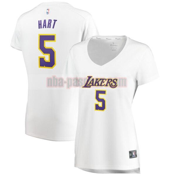 Maillot Los Angeles Lakers Femme Josh Hart 5 association edition Blanc