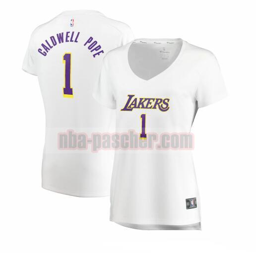Maillot Los Angeles Lakers Femme Kentavious Caldwell-Pope 1 association edition Blanc