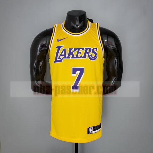 Maillot Los Angeles Lakers Homme ANTHONY 7 Col rond jaune