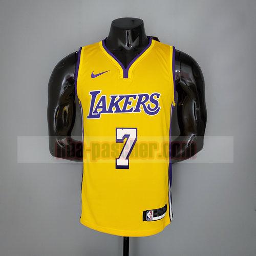 Maillot Los Angeles Lakers Homme ANTHONY 7 jaune