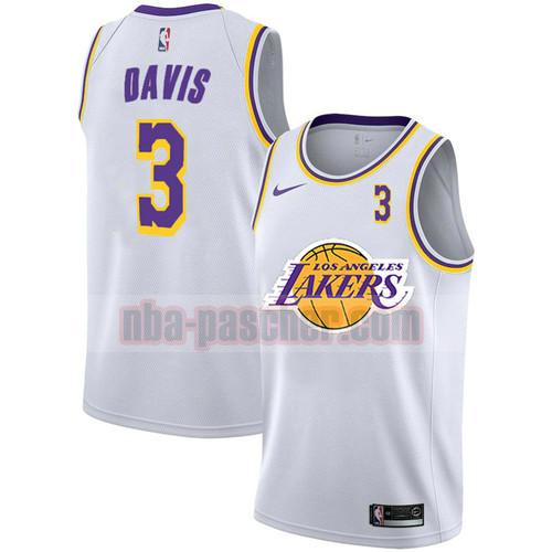 Maillot Los Angeles Lakers Homme Anthony Davis 3 Édition de la ville 2021 Blanc
