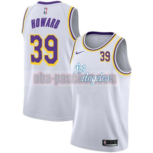 Maillot Los Angeles Lakers Homme Dwight Howard 39 Édition City 2020-21 Blanc