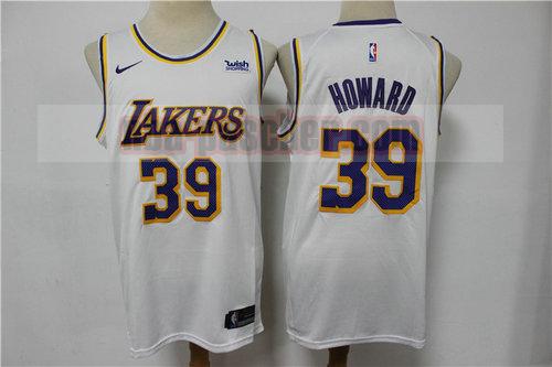 Maillot Los Angeles Lakers Homme HOWARD 39 Édition Fan blanc
