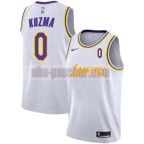 Maillot Los Angeles Lakers Homme Kyle Kuzma 0 Édition de la ville 2021 Blanc