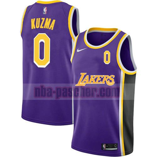 Maillot Los Angeles Lakers Homme Kyle Kuzma 0 Édition de la ville 2021 Pourpre
