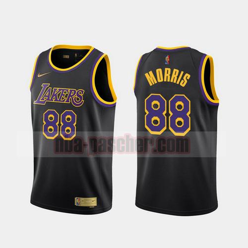 Maillot Los Angeles Lakers Homme Markieff Morris 88 2020-21 Earned Edition Noir