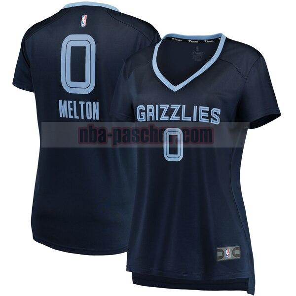 Maillot Memphis Grizzlies Femme De'Anthony Melton 0 icon edition Bleu marin