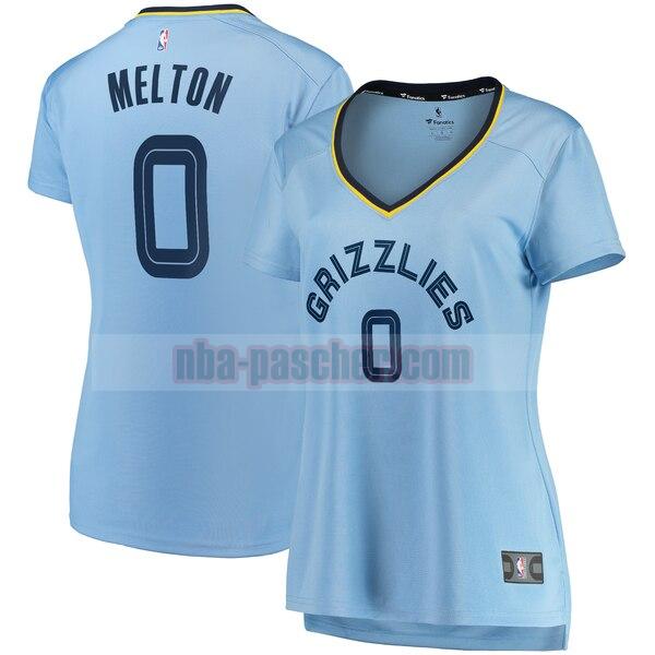 Maillot Memphis Grizzlies Femme De'Anthony Melton 0 statement edition Bleu