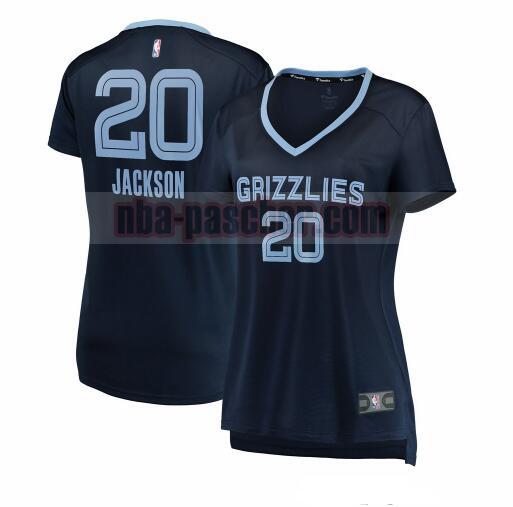 Maillot Memphis Grizzlies Femme Josh Jackson 20 icon edition Bleu marin