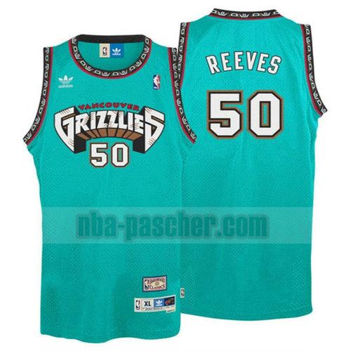 Maillot Memphis Grizzlies Homme Bryant Reeves 50 retro vert
