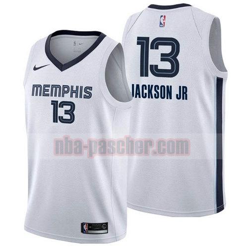 Maillot Memphis Grizzlies Homme Jaren Jackson Jr 13 2018-2019 blanc