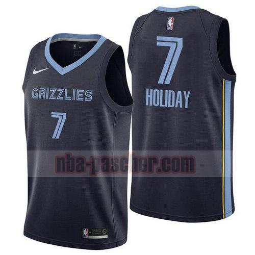 Maillot Memphis Grizzlies Homme Justin Holiday 7 nike Bleu