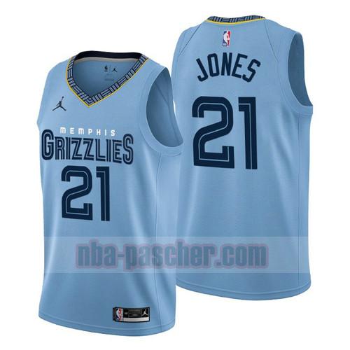 Maillot Memphis Grizzlies Homme Tyus Jones 21 2022-2023 Statement Edition Bleu