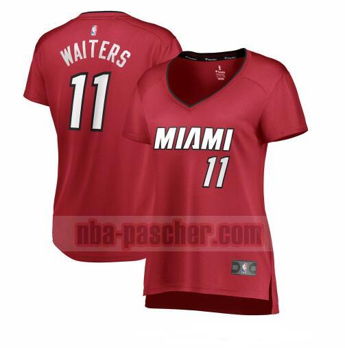 Maillot Miami Heat Femme Dion Waiters 11 statement edition Rouge