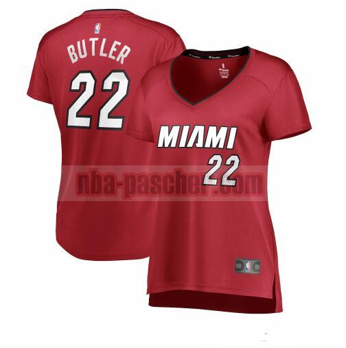 Maillot Miami Heat Femme Jimmy Butler 22 statement edition Rouge