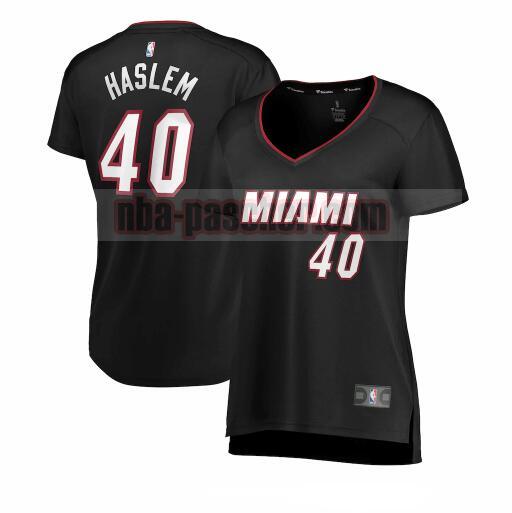 Maillot Miami Heat Femme Udonis Haslem 40 icon edition Noir