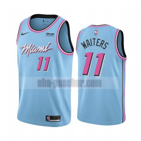 Maillot Miami Heat Homme Dion Waiters 11 2020-21 saison déclaration Bleu