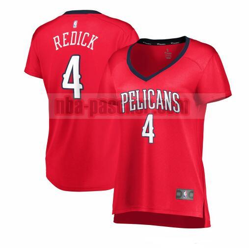 Maillot New Orleans Pelicans Femme JJ Redick 4 statement edition Rouge