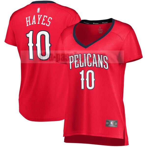 Maillot New Orleans Pelicans Femme Jaxson Hayes 10 statement edition Rouge