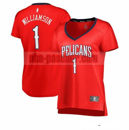 Maillot New Orleans Pelicans Femme Zion Williamson 1 statement edition Rouge