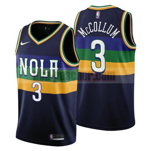 Maillot New Orleans Pelicans Homme C.J. Mccollum 3 2022-2023 City Edition Bleu marin