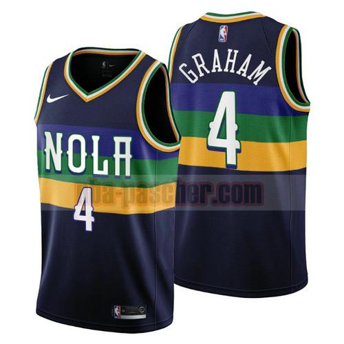 Maillot New Orleans Pelicans Homme Devonte' Graham 4 2022-2023 City Edition Bleu marin