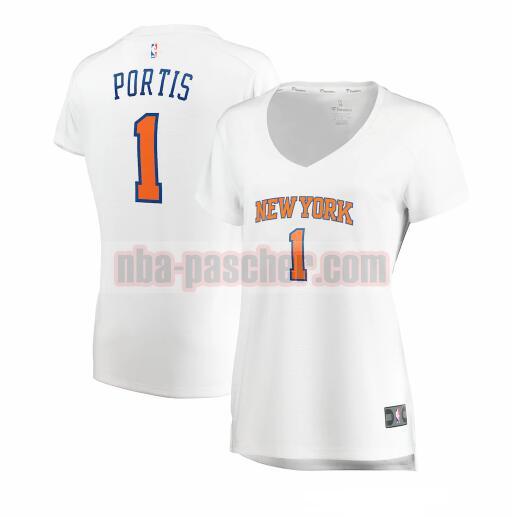 Maillot New York Knicks Femme Bobby Portis 1 association edition Blanc
