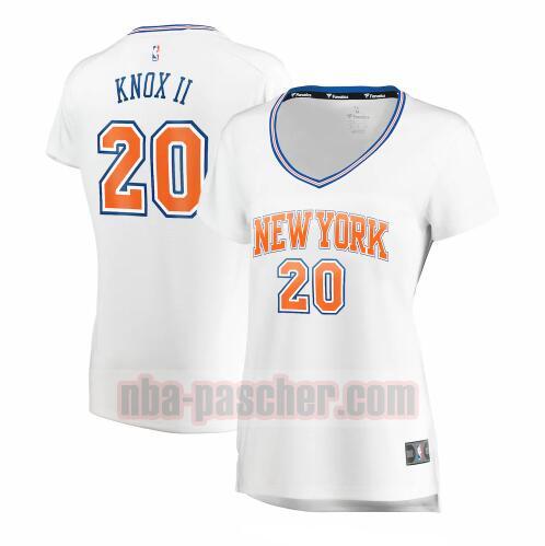 Maillot New York Knicks Femme Kevin Knox II 20 statement edition Blanc