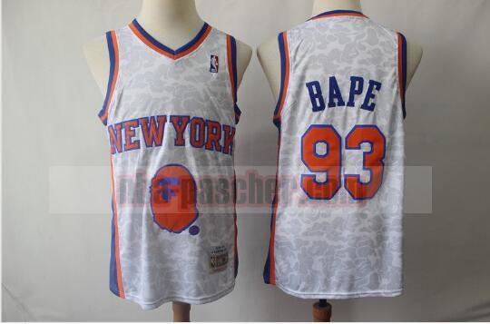 Maillot New York Knicks Homme APE Jointly 93 Basketball gris