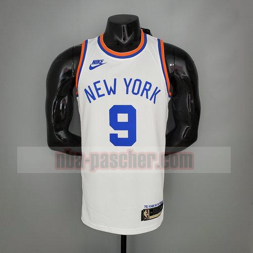 Maillot New York Knicks Homme BARRETT 9 75e anniversaire blanc