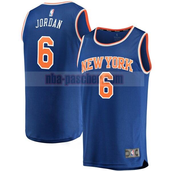 Maillot New York Knicks Homme DeAndre Jordan 6 icon edition Bleu