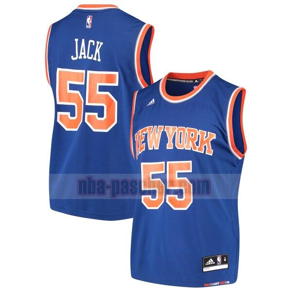 Maillot New York Knicks Homme Jarrett Jack 55 Road Réplique Bleu