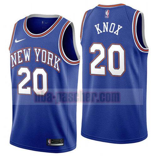 Maillot New York Knicks Homme Kevin Knox 20 2019-2020 Bleu