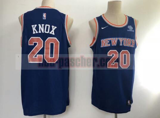 Maillot New York Knicks Homme Kevin Knox 20 Édition de la ville Bleu