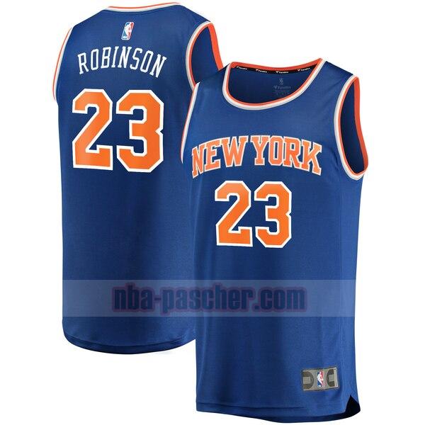 Maillot New York Knicks Homme Mitchell Robinson 23 icon edition Bleu