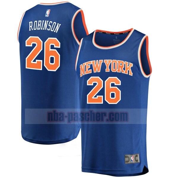 Maillot New York Knicks Homme Mitchell Robinson 26 icon edition Bleu