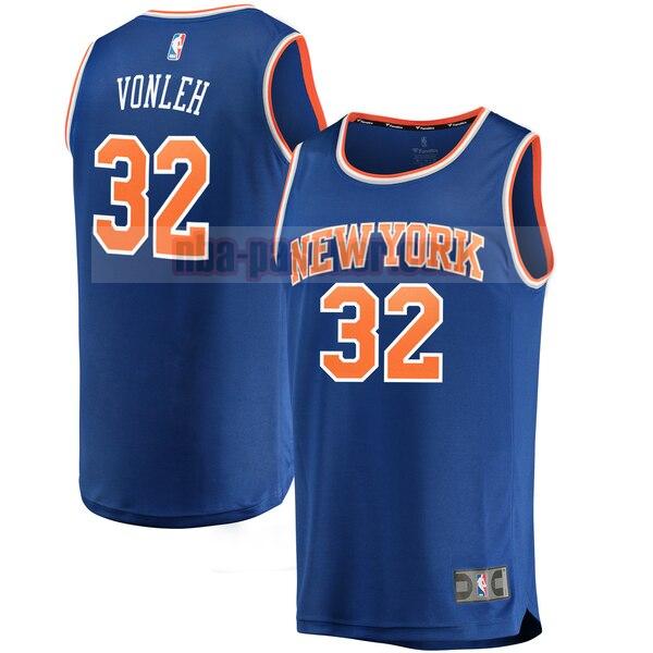 Maillot New York Knicks Homme Noah Vonleh 32 icon edition Bleu