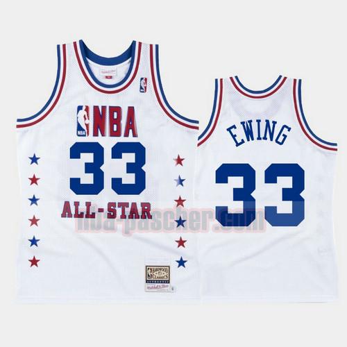 Maillot New York Knicks Homme Patrick Ewing 33 All Star 1988 Blanc