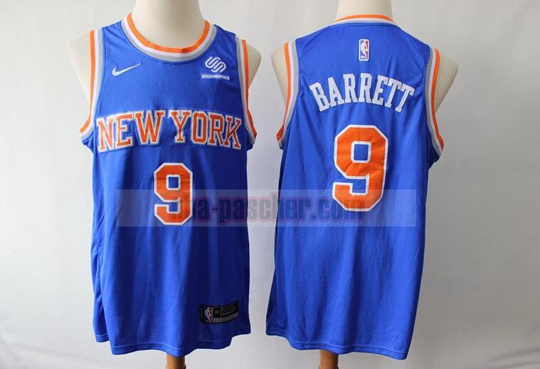 Maillot New York Knicks Homme R.J. Barrett 9 2019 Bleu