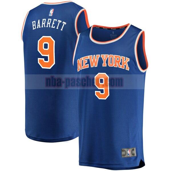 Maillot New York Knicks Homme R.J. Barrett 9 2019 icon edition Bleu