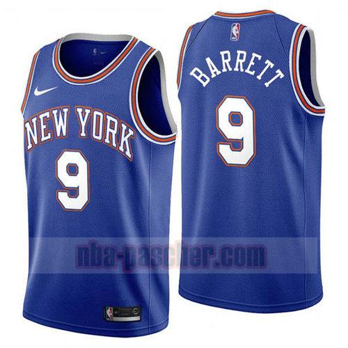 Maillot New York Knicks Homme RJ Barrett 9 2019-2020 Bleu