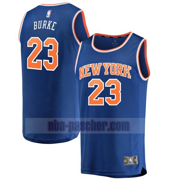 Maillot New York Knicks Homme Trey Burke 23 icon edition Bleu