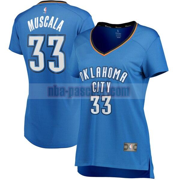 Maillot Oklahoma City Thunder Femme Mike Muscala 33 icon edition Bleu